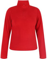 myMo - Fleece Trui Dames Rood - Lyst