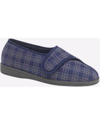 Sleeper - Julian Ii Memory Foam Slippers Wide Fit - Lyst