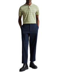 Ted Baker - Lopen Talbot Fit Heavy Twill Trousers, Dark Cotton - Lyst