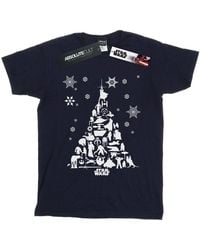 Star Wars - Christmas Tree T-Shirt Cotton - Lyst