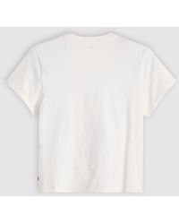 Levi's - Levi's Right On Egret Graphic Print Classic T-Shirt - Lyst