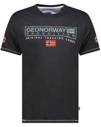 GEOGRAPHICAL NORWAY - Herren-kurzarm-t-shirt Sy1311hgn - Lyst