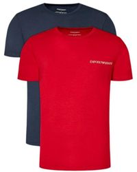 Emporio Armani - T Shirt Pack X2 Klassiek - Lyst