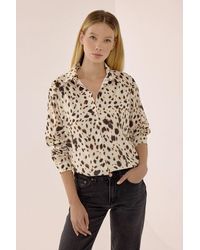 Hiccup - Comfort Fit Animal Print Shirt - Lyst