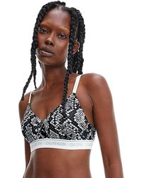 Calvin Klein - 000Qf6094E Ck One Cotton Lightly Lined Wireless Bralette - Lyst