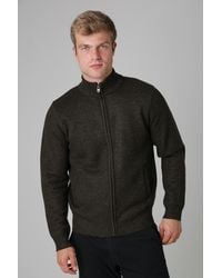 Kensington Eastside - Sherpa Lined Zip-Through Cardigan - Lyst