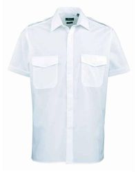 PREMIER - Short-Sleeved Pilot Shirt (Light) - Lyst