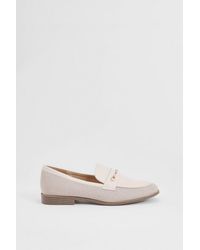 Wallis - Bella Faux Leather And Textile Snaffle Detail Loafers - Lyst
