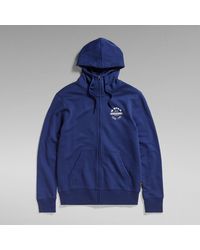 G-Star RAW - G-Star Raw Hooded Zip Sweater 2 - Lyst