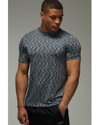 BoohooMAN - Active Regular Fit Marl T-Shirt - Lyst