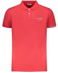Iceberg - Red Cotton Mens Polo Shirt - Lyst