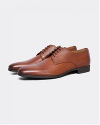 BOSS - Boss Kensington Leather Derby Shoes With Rubber Sole Nos - Lyst