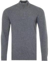 Barbour - Holden Wool Blend Half Zip Sweater - Lyst