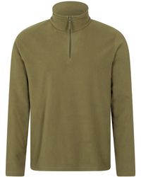 Mountain Warehouse - 'Camber Ii' Half Zip Fleece Top Antipill Breathable Casual Winter Sweater - Lyst