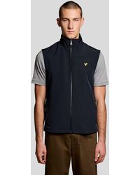 Lyle & Scott - Mesh-Back Softshell Gilet - Lyst