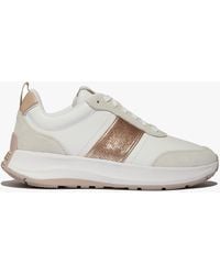 Fitflop - F-Mode Leather Trainers Urban - Lyst