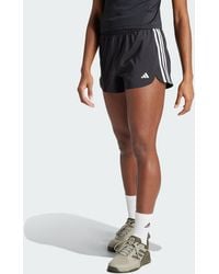 adidas - Pacer Training 3-Stripes Woven High-Rise Shorts Clothing - Lyst
