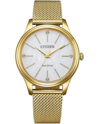 Citizen - Watch Em1222-87A Stainless Steel - Lyst