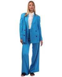 HUGO - Blazer Met Dubbele Rij Knopen (blauw) - Lyst