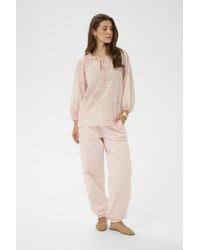 Cream - Blouse Met Lange Mouwen Crgitta Blouse Met Lange Mouwen Loose Fit - Lyst