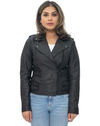 Infinity Leather - Vintage Brando Biker Jacket-Orlando - Lyst