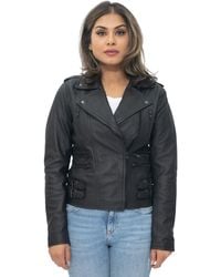 Infinity Leather - Vintage Brando Biker Jacket-Orlando - Lyst