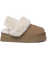 EverAu Australia - Ever Au Fantail Leather Slippers With Two Removable Straps - Lyst