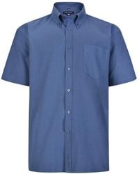 KAM Jeanswear - Kam Short Sleeve Shirt Plus Size - Lyst