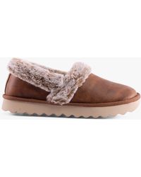 Skechers - 169027/Csnt Cozy Up Slippers Chestnut - Lyst