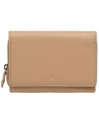 NiNa Amora - 'Evelina' Latte Leather Purse - Lyst