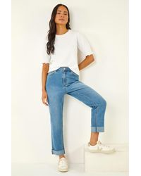 Roman - Petite Turn Up Pocket Jeans - Lyst