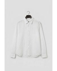Giesto - Cotton Linen-Blend Long Sleeve Shirt - Lyst