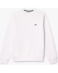 Lacoste - Crew Neck Sweatshirt Cotton - Lyst