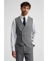 Ted Baker - V-Neck Slim Fit Suit Waistcoat - Lyst
