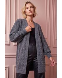 Roman - Chunky Cable Cardigan - Lyst