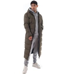 Soulstar - Longline Padded Puffer Jacket Hooded - Lyst
