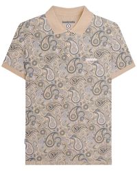 Lambretta - Paisley Polo Shirt Cotton - Lyst