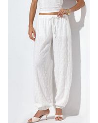 Busem - Textured Woven Jogger Pants - Lyst