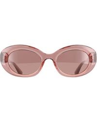 Longchamp - Oval Transparent Rose Solid Antique Lo756S - Lyst