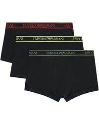Emporio Armani - Boxershorts Für Herren(3Er-Pack) - Lyst