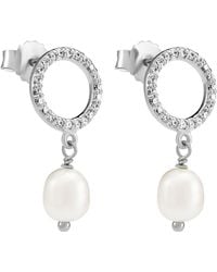 Orphelia - 'Spa' 925 Sterling Drop Earrings - Lyst