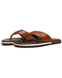 Oliver Sweeney - Saltash Leather Flip Flops - Lyst