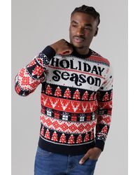 Tokyo Laundry - Dark Festive Jacquard Crew Neck Jumper - Lyst