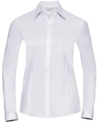 Russell - Collection /Ladies Herringbone Long-Sleeved Formal Shirt - Lyst