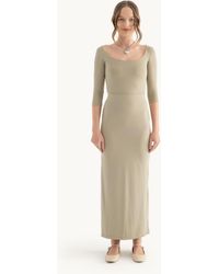 Hiccup - High Waist Maxi Skirt With A Side Slit - Lyst