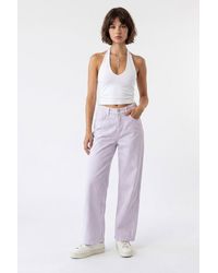 MixRay - High-Waist Wide-Leg Cotton Jeans - Lyst