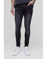 BoohooMAN - Tall Skinny Stretch Jeans - Lyst