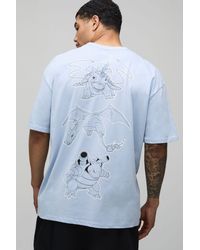 BoohooMAN - Pokemon Character Oversized License Print T-Shirt - Lyst