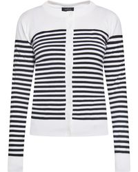 Usha - Jumper Zwart Wit - Lyst