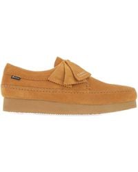 Clarks - Weaver Gore-Tex Cola Suede Shoes - Lyst